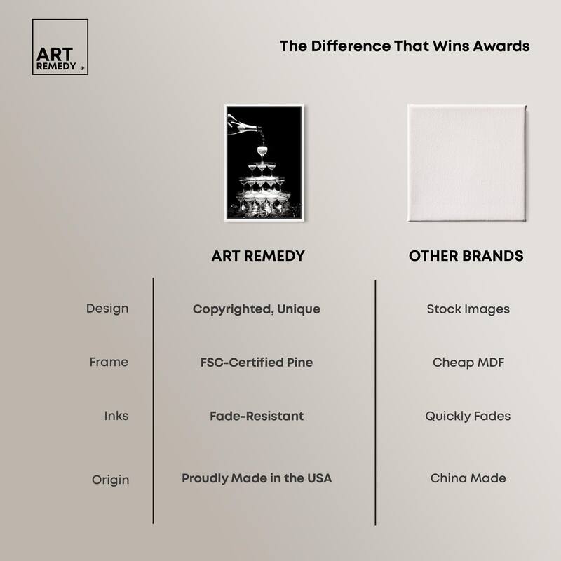 Flow of Fizz Canvas by Art Remedy