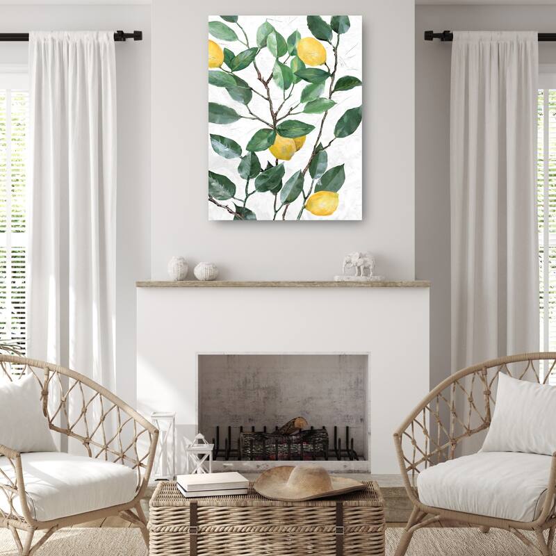 Lemon Tree By Studio Arts Canvas Art Print