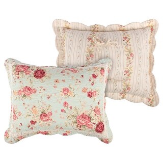 Antique Rose Cotton Pillow Shams (Set of 2)