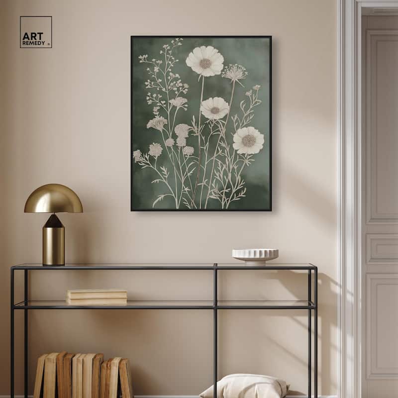 Airy Green Garden Canvas by Art Remedy