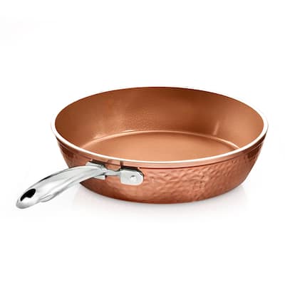 Gotham Steel Hammered 12" Nonstick Fry Pan with Stay Cool Handle