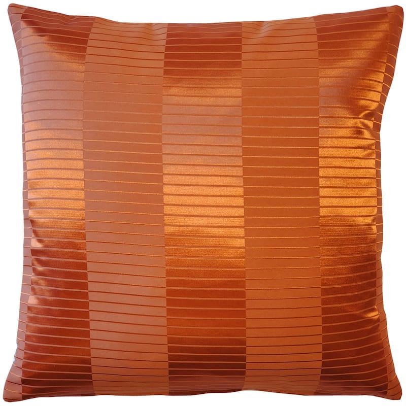 Pinctada Pearl 19x19 Throw Pillow - Burnt Orange