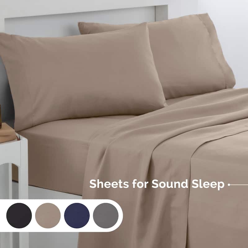 Martex Easy Living Brushed Microfiber Soft Wrinkle Resistant Sheet Set