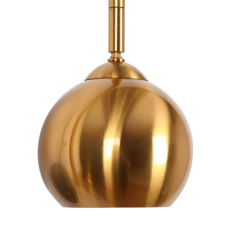 Modern Black Gold 2-Light Metal Dome Wall Sconces Dimmable Bathroom Vanity Lights - 13.5"L x 10.5"W x 19.5"H