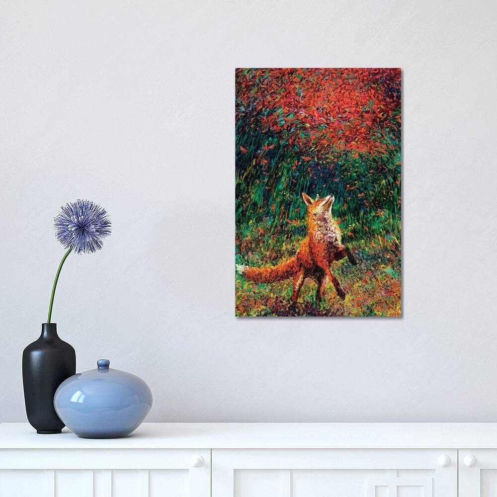 iCanvas "Fox Fire" by Iris Scott Canvas Print