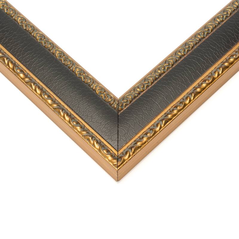 16x7 Frame Gold Antique Vintage Sold Wood Picture Frame | 1.75 Inch