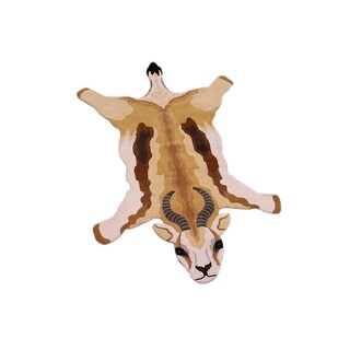 Anteater Rug Modern Wilderness Antelope Animal Design Area Rug - 4'0''x6'0'' - Bed ...