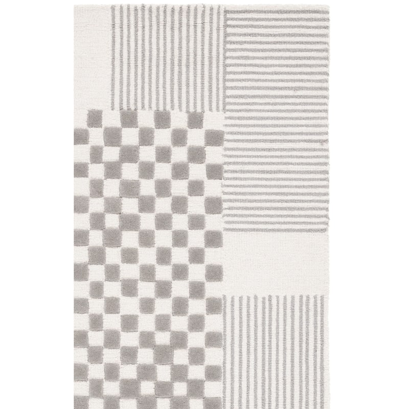 SAFAVIEH Handmade Genre Kiek Checkered Wool Rug