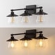 preview thumbnail 8 of 18, JONATHAN Y Ellis 26" 3-Light Farmhouse Cottage Vanity Light with Bathroom Hardware Accessory Set, (5-Piece)