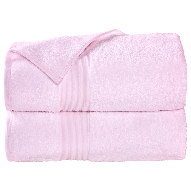 Fabstyles Luxury Large Bath Sheet 35 by 70 Inches Set of 2