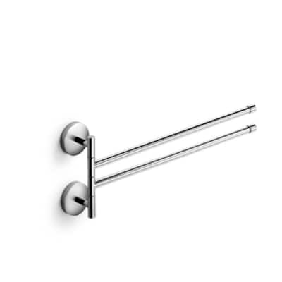 WS Bath Collections 15" Swiveling Two Tiered Towel Rail from the