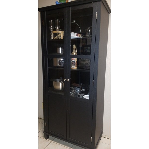 Top Product Reviews For Homestar 69 Inch Wood And Glass 2 Door