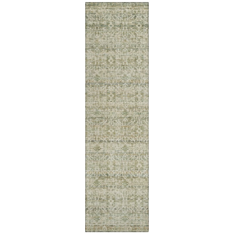 Machine Washable Indoor/Outdoor Traditional Harmony Chantille Rug
