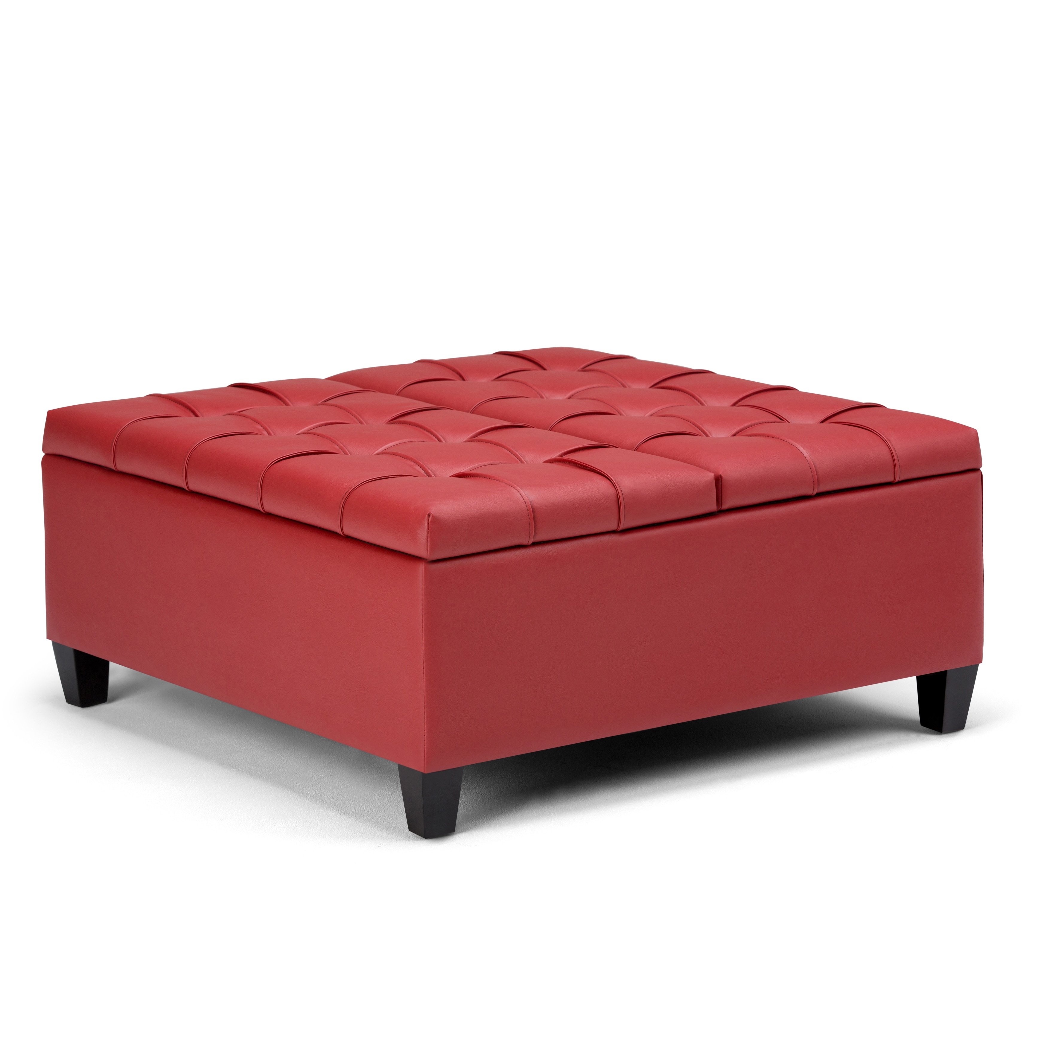 Wyndenhall Elliot Large Transitional Table Ottoman with Storage-image
