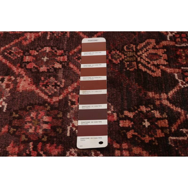 ECARPETGALLERY Hand-knotted Andelz Red Wool Rug - 3'8 x 9'11