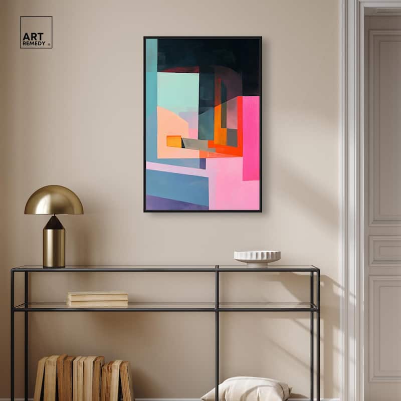 Color Blocks I Canvas by Art Remedy