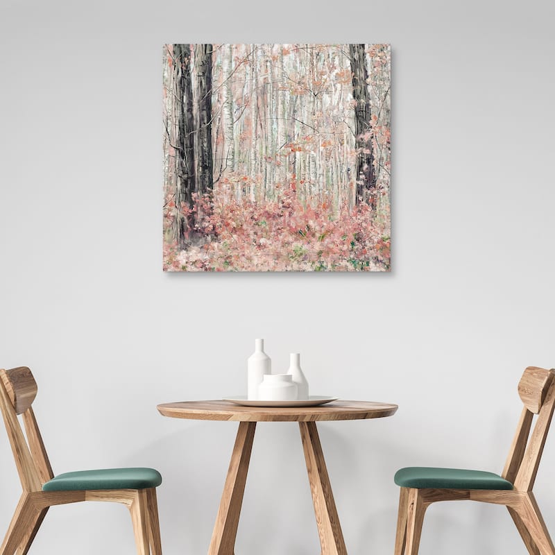 Wooded Coral by Studio Arts Canvas Art Print