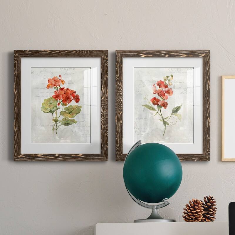 Linen Geranium-Premium Framed Print - Ready to Hang