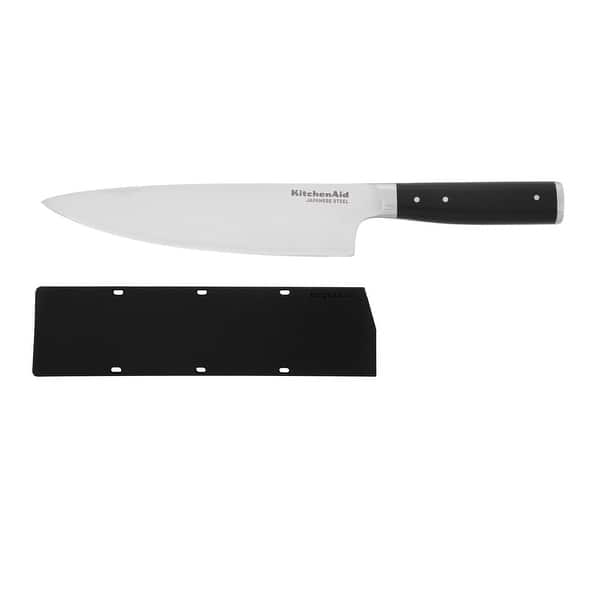 slide 2 of 6, KitchenAid Gourmet Forged Chef Knife, 8-Inch, Black