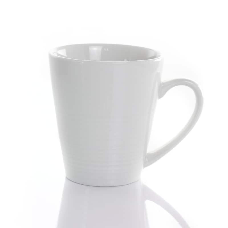 12 Ounce Mug 8 Piece Set in Porcelain