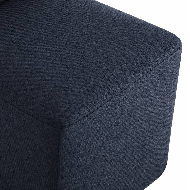 Spruce & Spring Charlotte Upholstered Dining Chairs with Casters Set of 2