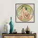 preview thumbnail 12 of 13, iCanvas "July, 1899 " by Alphonse Mucha Framed