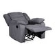 preview thumbnail 48 of 50, Modern 3-Piece Manual Reclining Living Room Sofa Set with Dropdown Table and Console