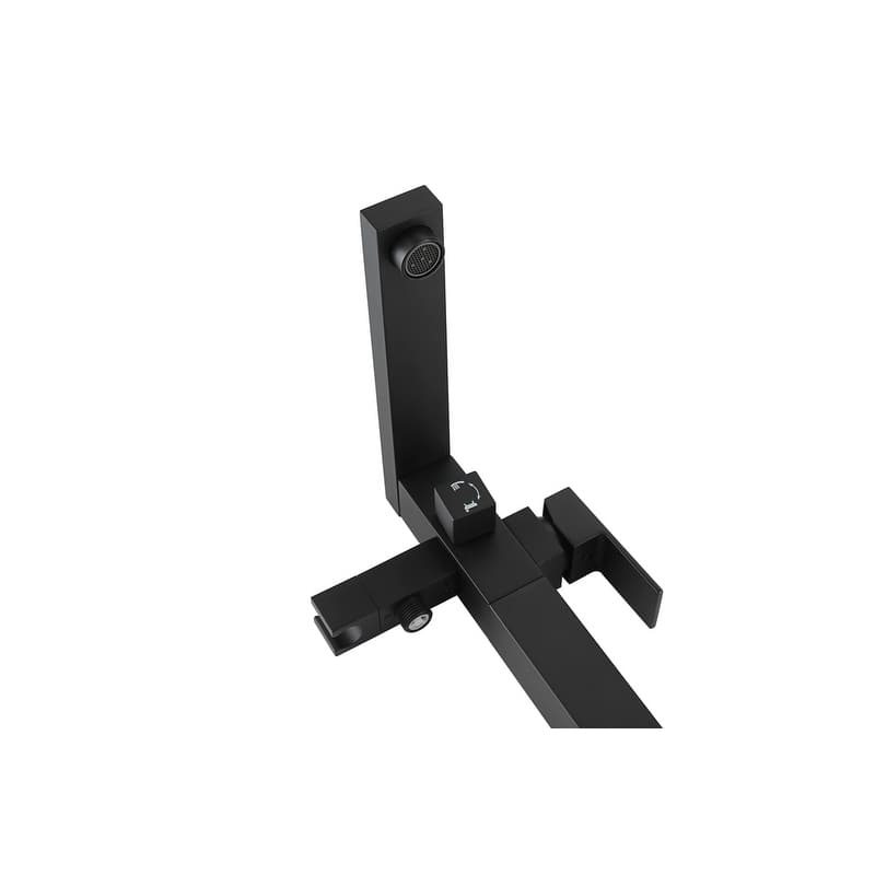 Indigo Home Floor Mounted Roman Tub Faucet with Handshower
