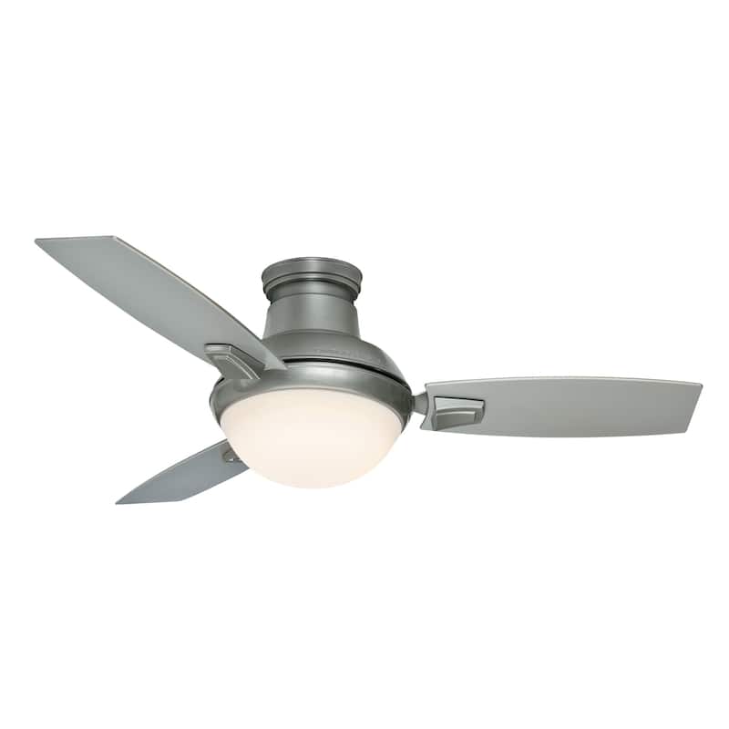 Casablanca 44" Verse Outdoor Ceiling Fan with LED Light Kit and Handheld Remote - Contemporary Retro - DAMP RATED!