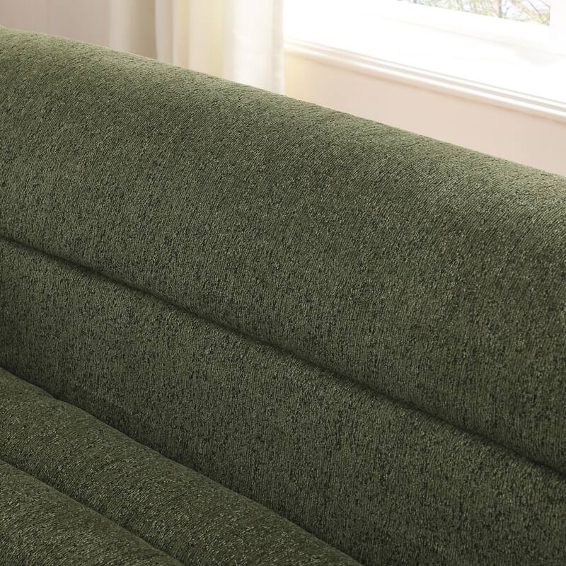 Modular Sectional Sofa with Chaise,Chenille Upholstered Boneless Couches,No Pillows Included