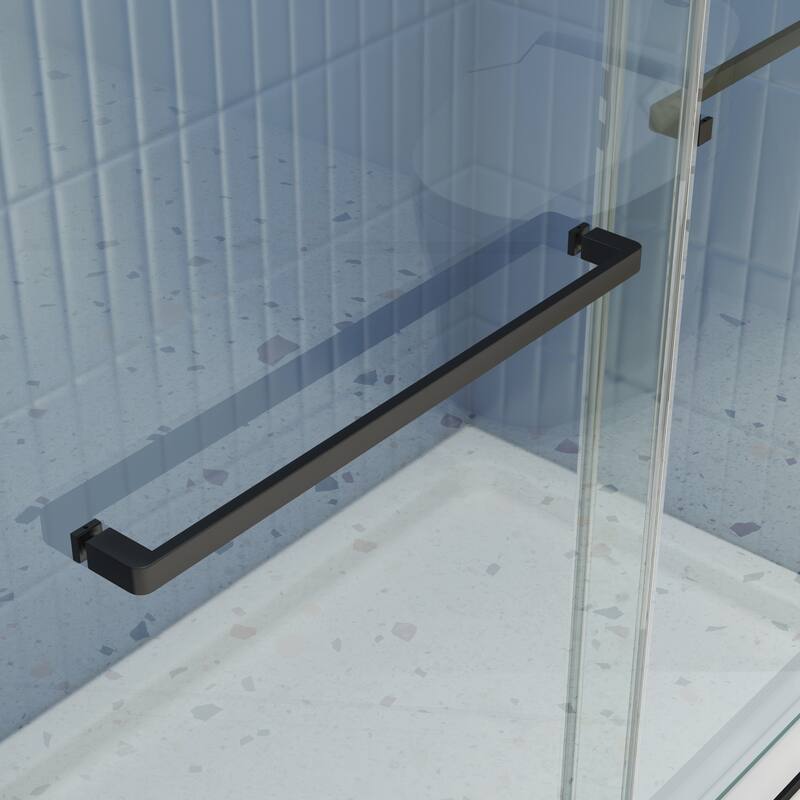 Advanced Sliding Shower Door with Soft Close System and Premium Tempered Glass