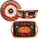 preview thumbnail 1 of 3, Certified International Scaredy Cat 3-Piece Melamine Hostess Serving Set