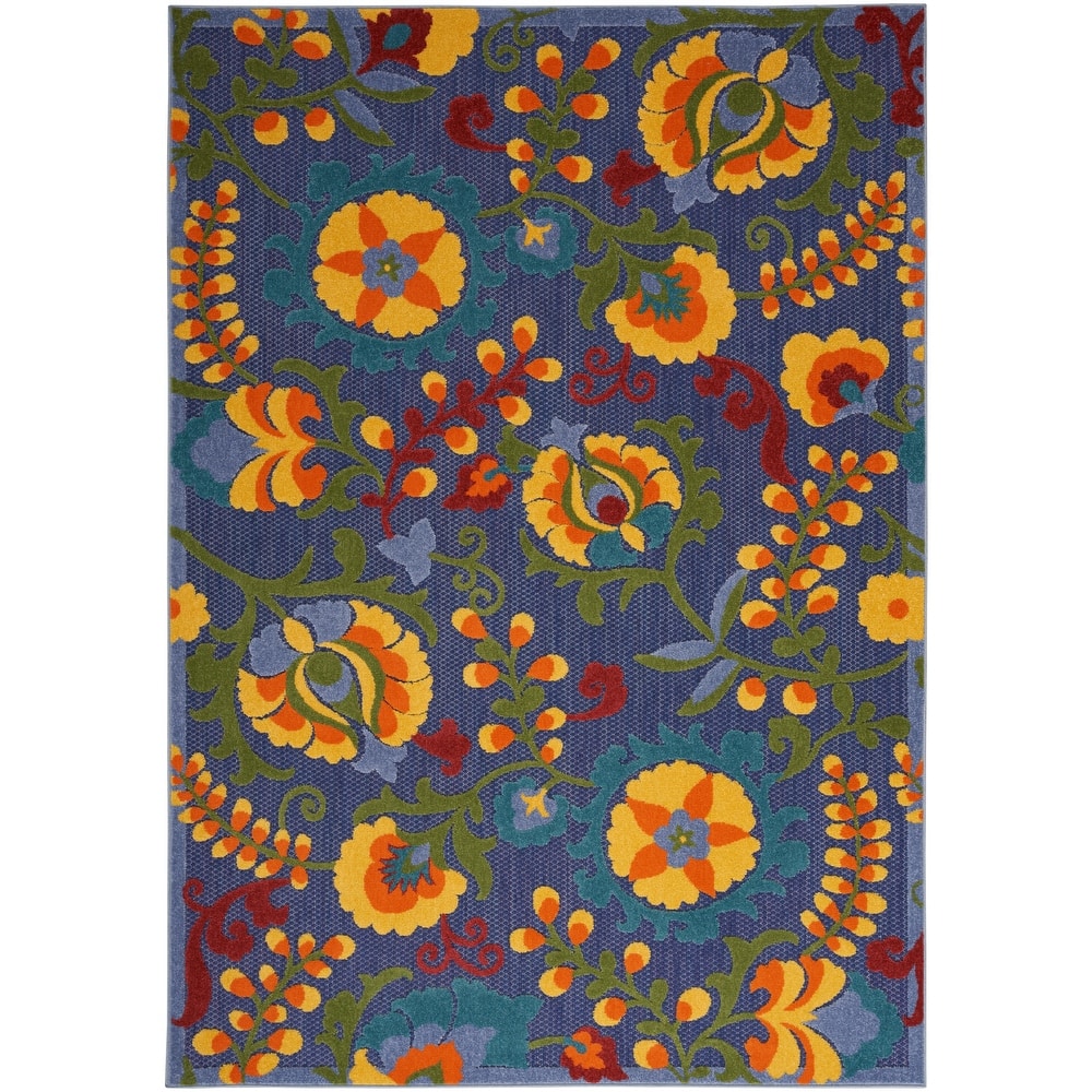 Nourison Alice Indoor/Outdoor Floral Area Rug