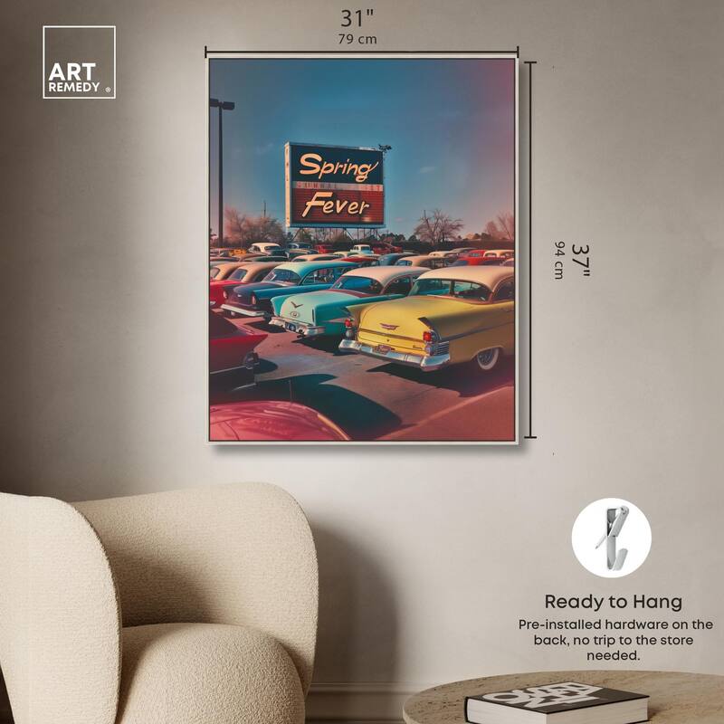 Spring Drive By Canvas by Art Remedy