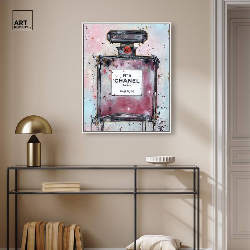 Doll Memories - Abstract Perfume Canvas by Art Remedy