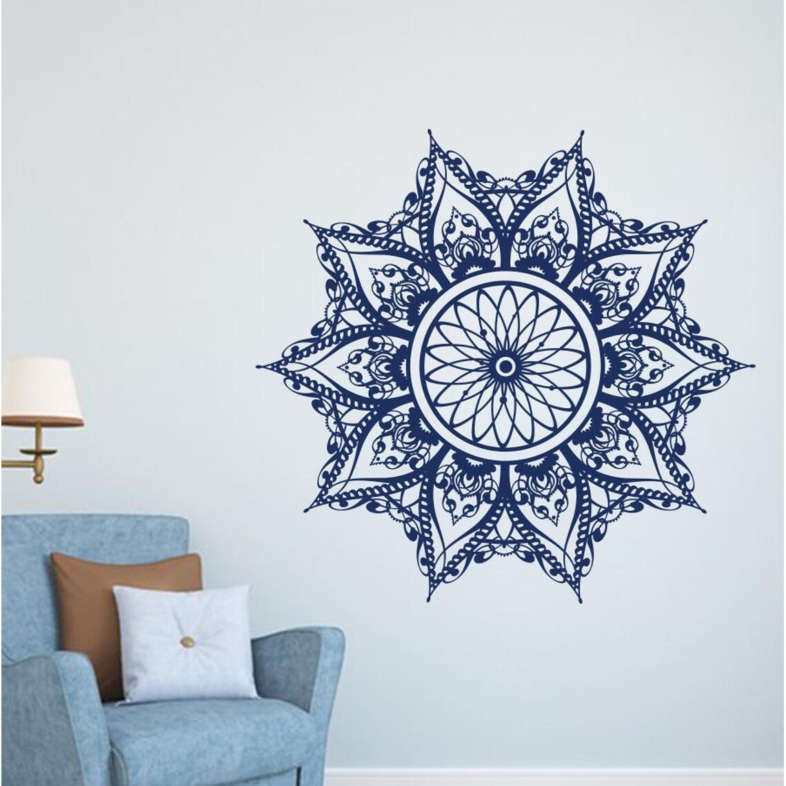 Wall Decal Mandala Flower - Picture 7 of 14