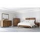 preview thumbnail 40 of 41, Abbyson Retro Mid-century Modern Wood 6-piece Bedroom Set Light Brown - Queen