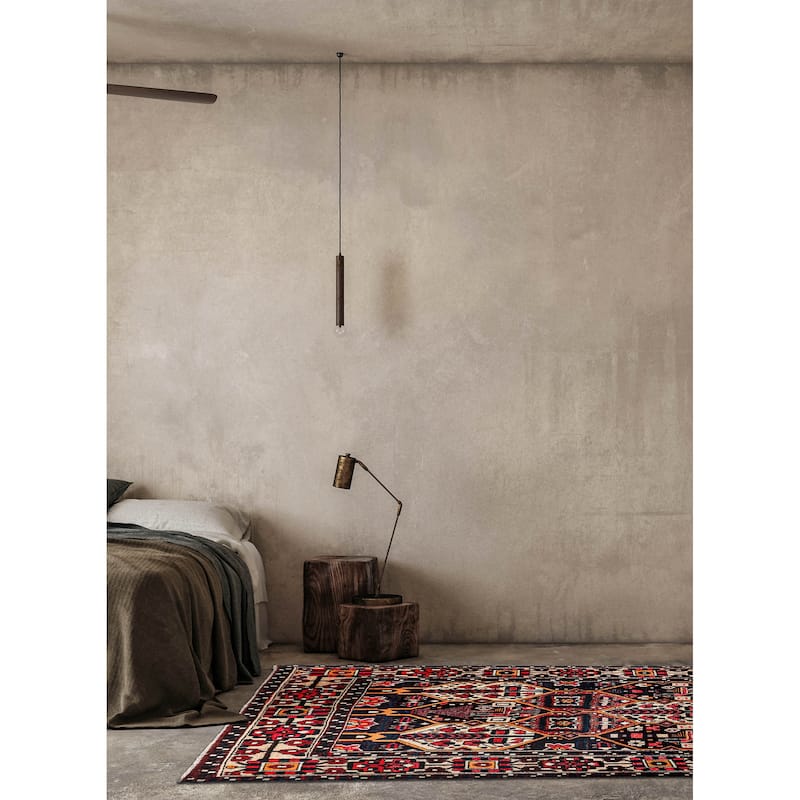 ECARPETGALLERY Hand-knotted Kayseri Vintage Red Wool Rug - 4'11 x 9'11