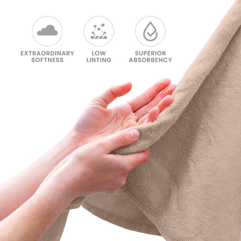 Martex 6 PC 100% Ringspun Cotton Towel Set Highly Absorbent & Soft