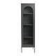 preview thumbnail 26 of 51, Solstice Metal Cabinet with 3 Adjustable Storage Shelves and Arched Glass Door