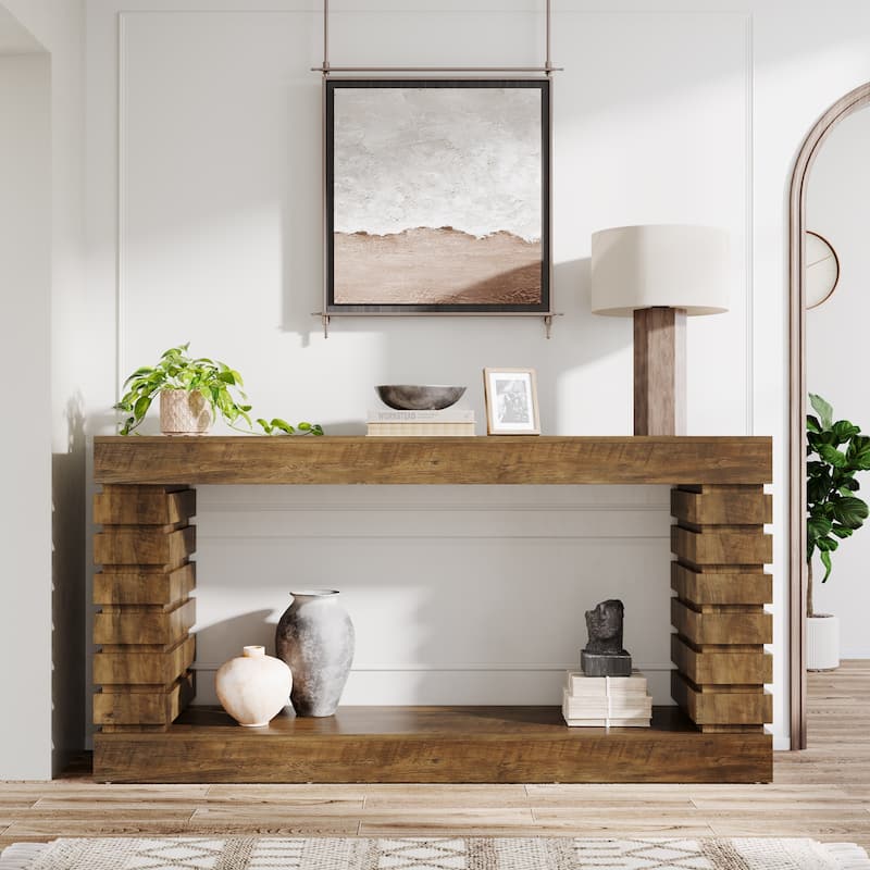70.8 Inch Console Table Long Narrow Sofa Table for Entryway Living Room