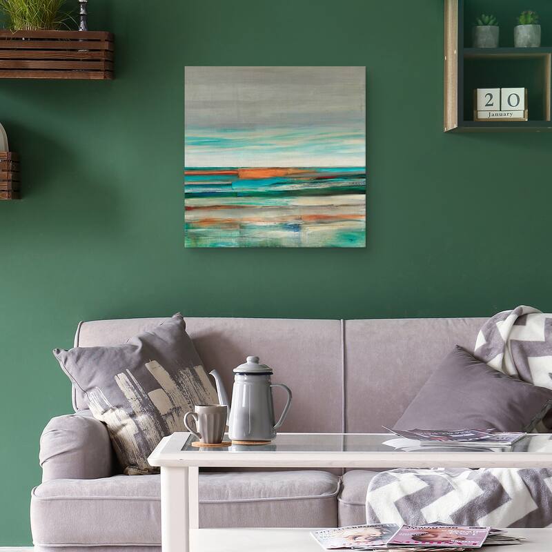 Coastal Colors by Pablo Rojero Canvas Art Print