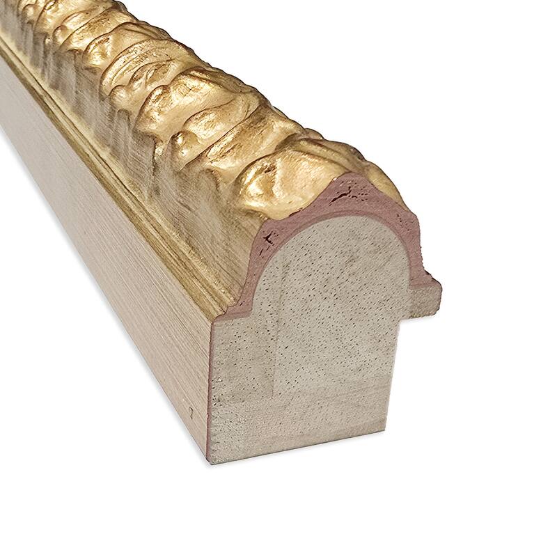 Lila Gold Wood Framed Cork Board - Bulletin Board, Organization Board, Pin Board