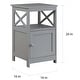 preview thumbnail 4 of 20, Copper Grove Cranesbill End Table with Cabinet