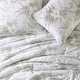 preview thumbnail 6 of 5, Tommy Bahama Beachway Blooms Reversible Grey Duvet Cover Set