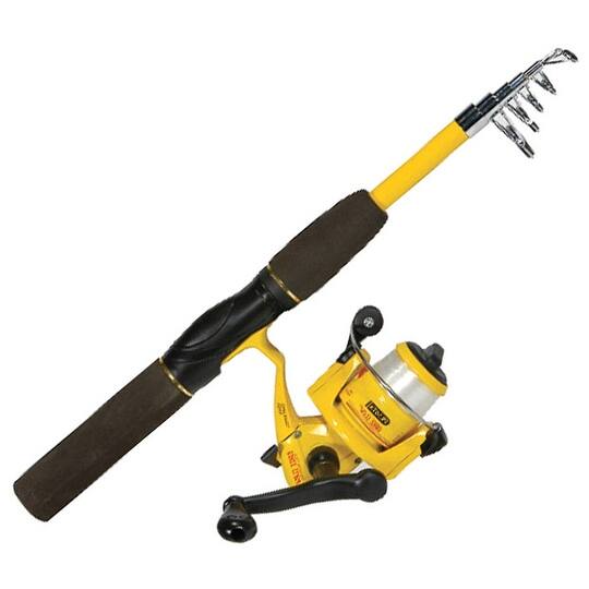Shop Eagle Claw Pack It 5 6 Telescopic Fishing Rod Reel Combo Overstock 16201661