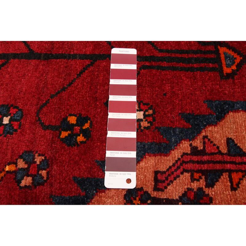 ECARPETGALLERY Hand-knotted Konya Anatolian Red Wool Rug - 5'0 x 9'5