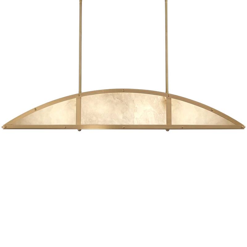 Savoy House 1-6219-4 Legacy 4 Light 46" Wide Linear Chandelier - Warm Brass