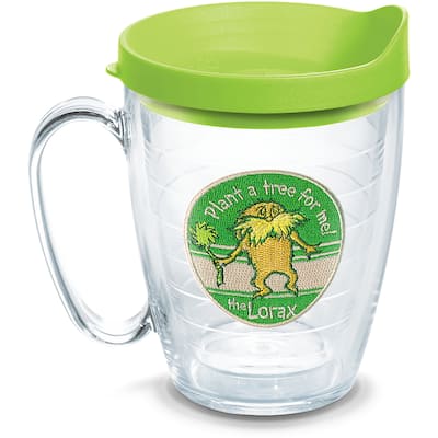 Tervis Dr. Seuss Lorax Made in USA Double Walled Insulated Travel Tumbler, Plant a Tree - 16oz Mug