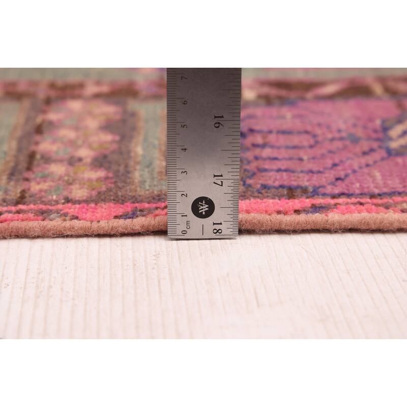 ECARPETGALLERY Hand-knotted Antalya Vintage Purple Wool Rug - 4'8 x 7'6